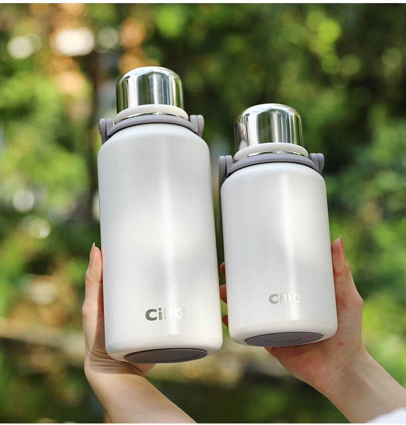 希乐(cille) 希乐316不锈钢大容量保温杯旅行户外家用保温女学生便携