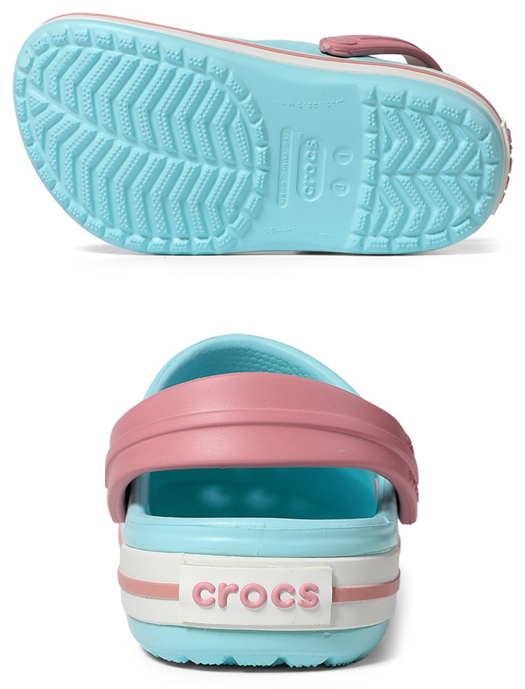 crocs卡骆驰儿童拖鞋卡骆班207006系列耐磨透气防滑洞洞鞋红蓝485j537