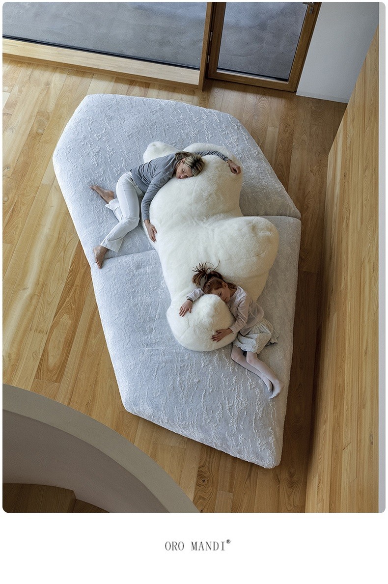 欧洛曼帝意大利edra北极熊沙发别墅大户型客厅异形沙发创意网红pack大