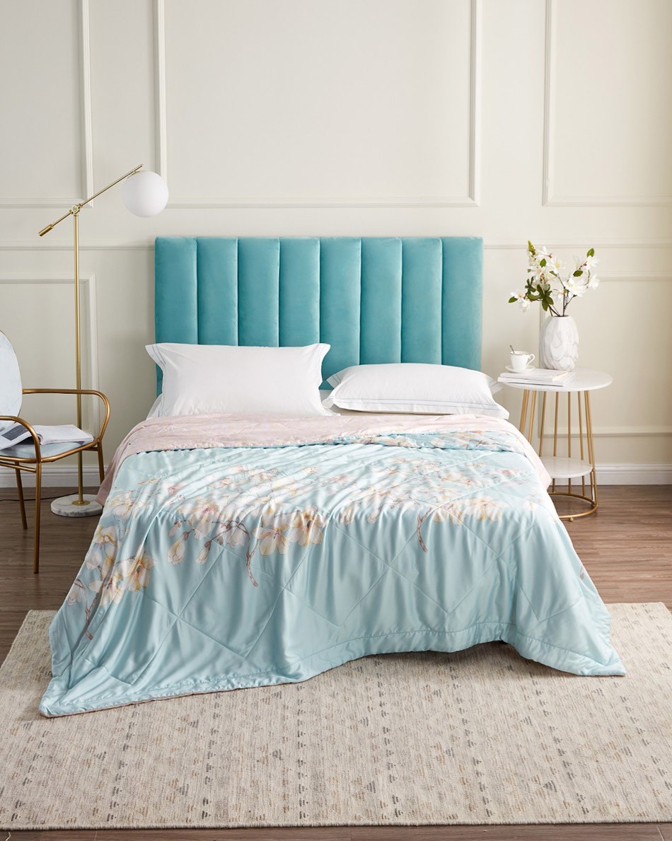 罗莱家纺luolai 蚕丝夏被 被芯夏季夏凉被空调被水洗莱赛尔丝滑蚕丝夏