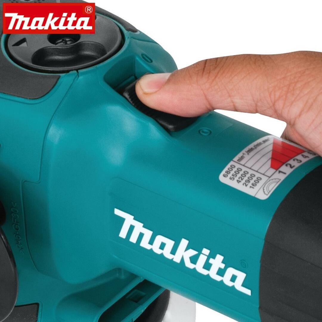 牧田makita盘式轨道砂光机bo6050j木工家具砂纸机震动打磨抛光机150mm