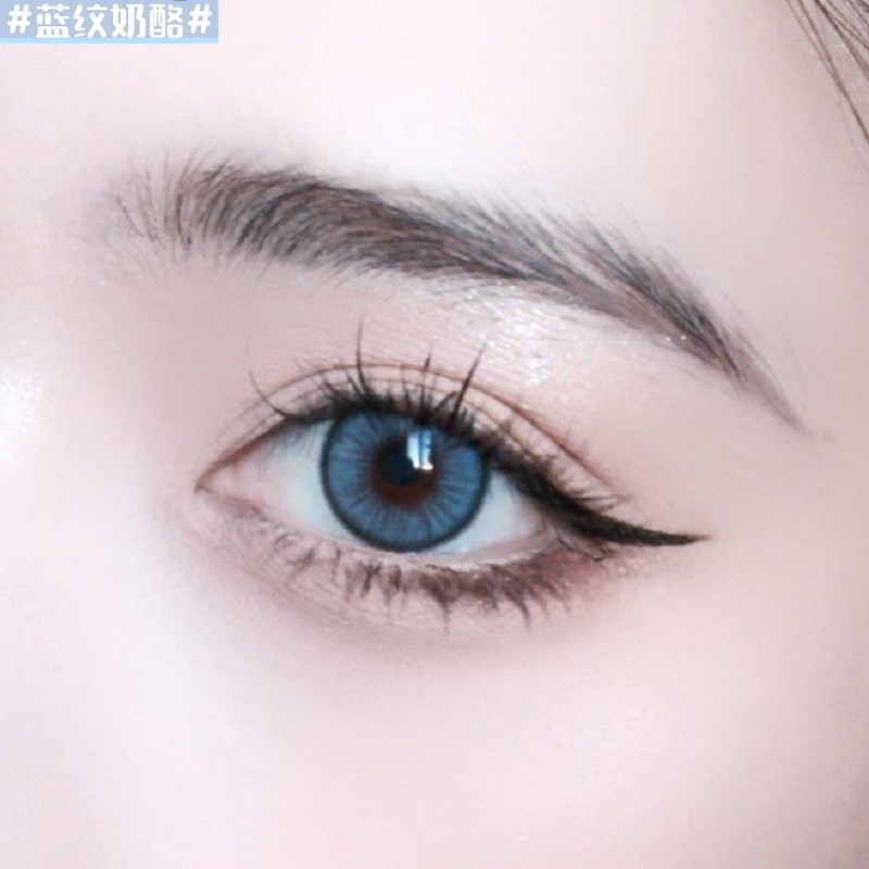 blushgirl南瓜马车大径美瞳杰克玫瑰蓝纹奶酪空气猫眼近视隐形眼镜年