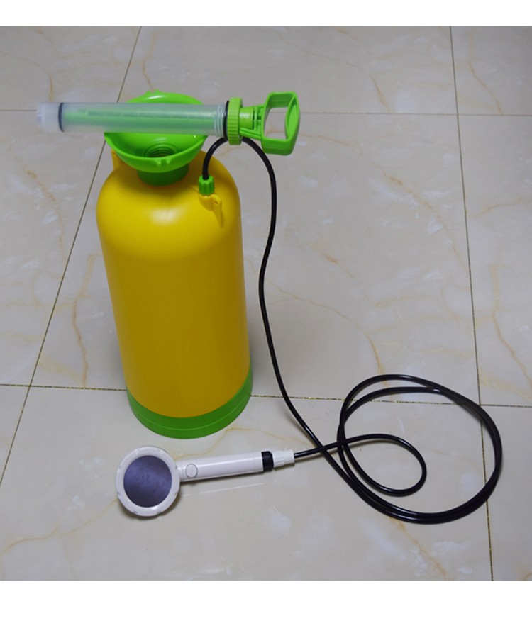 法耐洗澡神器手动简易淋浴器自吸便携式可移动学生宿舍家用户外农村