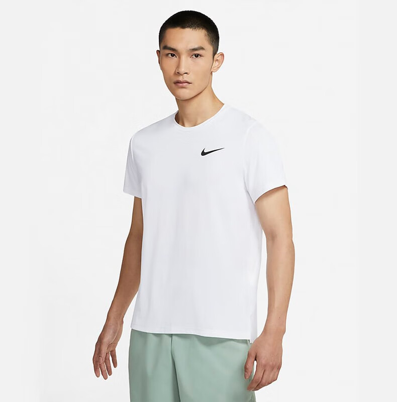 nike耐克2021男子夏季新款弹力透气休闲训练运动圆领短袖t恤cz1182cz