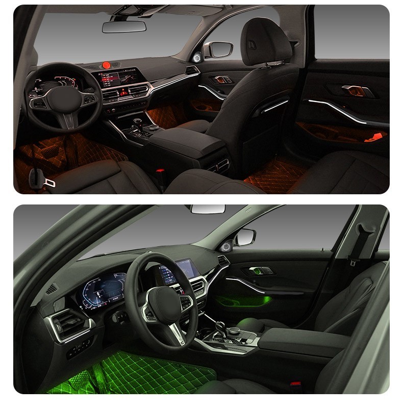 宝马3系氛围灯2021款新三系320li325li内饰改装饰汽车原厂屏幕控制