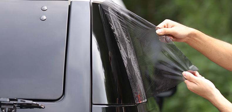 儒饰 丰田fj酷路泽车贴后侧玻璃贴单向透视贴膜fj cruiser改装专用