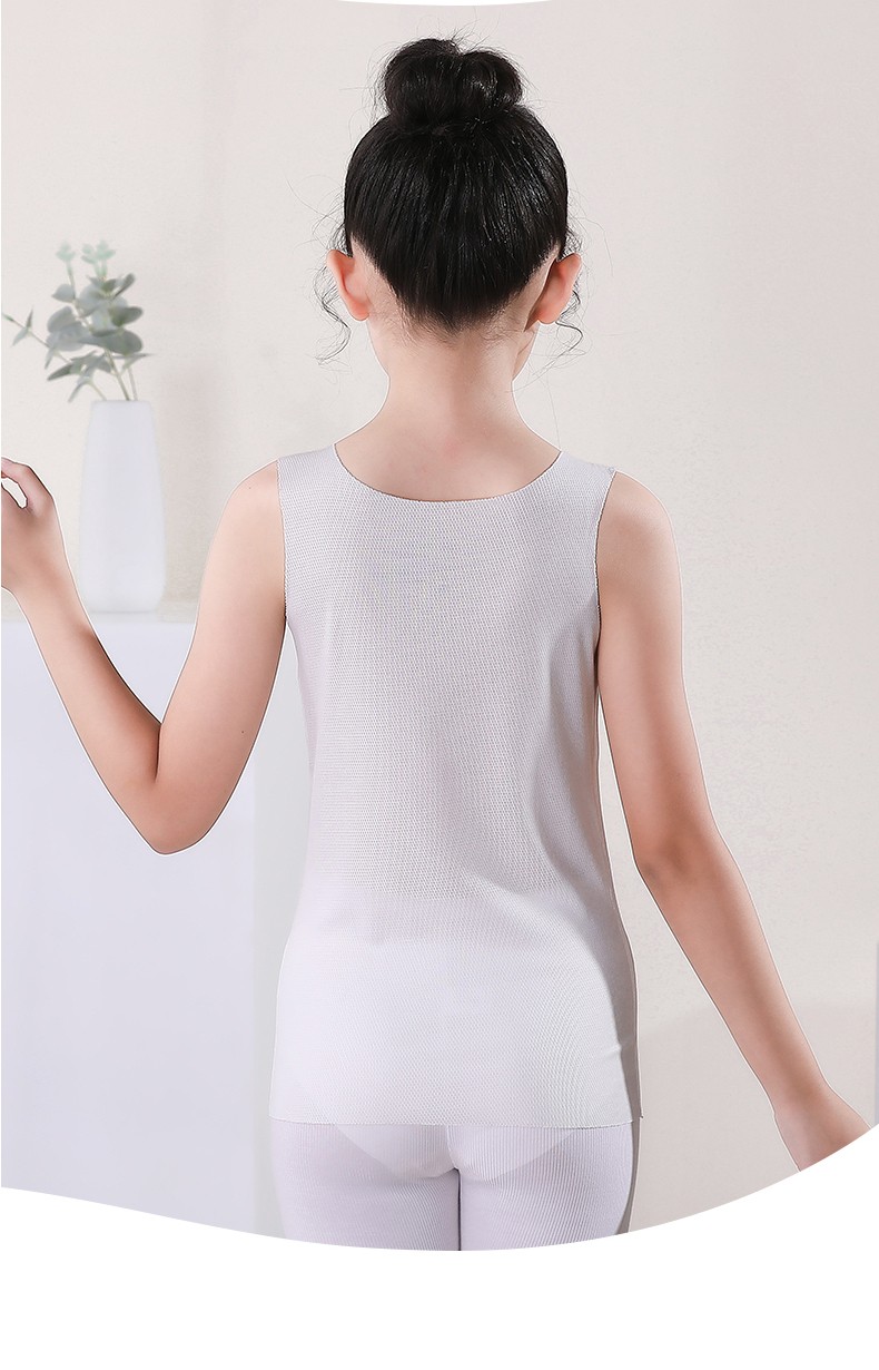 女童小背心第一阶段少女文胸夏儿童内穿内衣女孩无痕小学生防凸点发育
