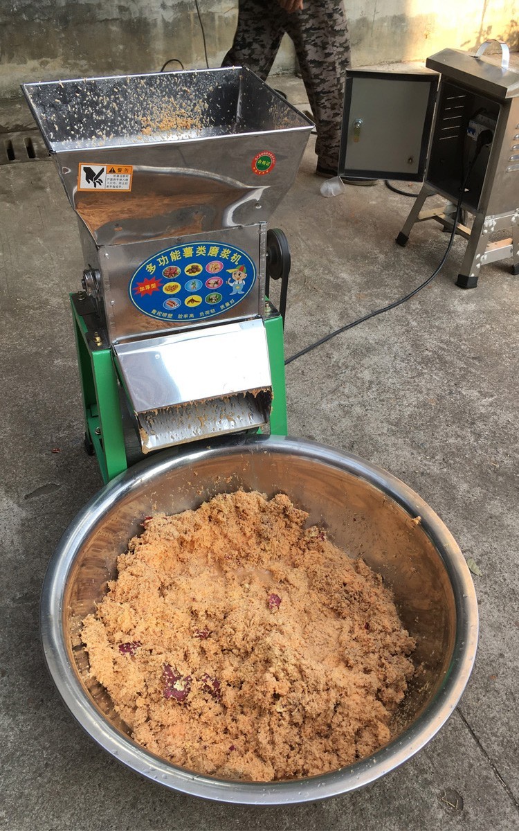 电动家用小型粉碎机薯类磨浆机土豆红薯地瓜莲藕磨粉打粉机器 800型