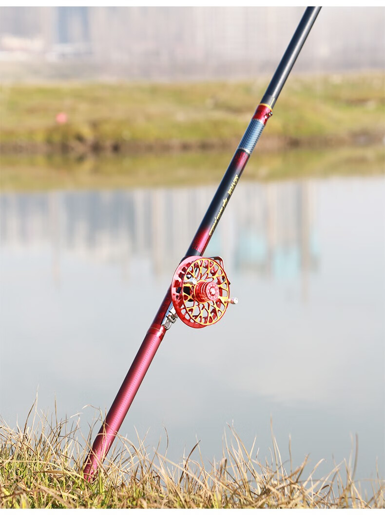 中逵三定位前打竿超轻超硬28调鱼竿溪流竿谷麦钓竿 逵打2q590/660/720