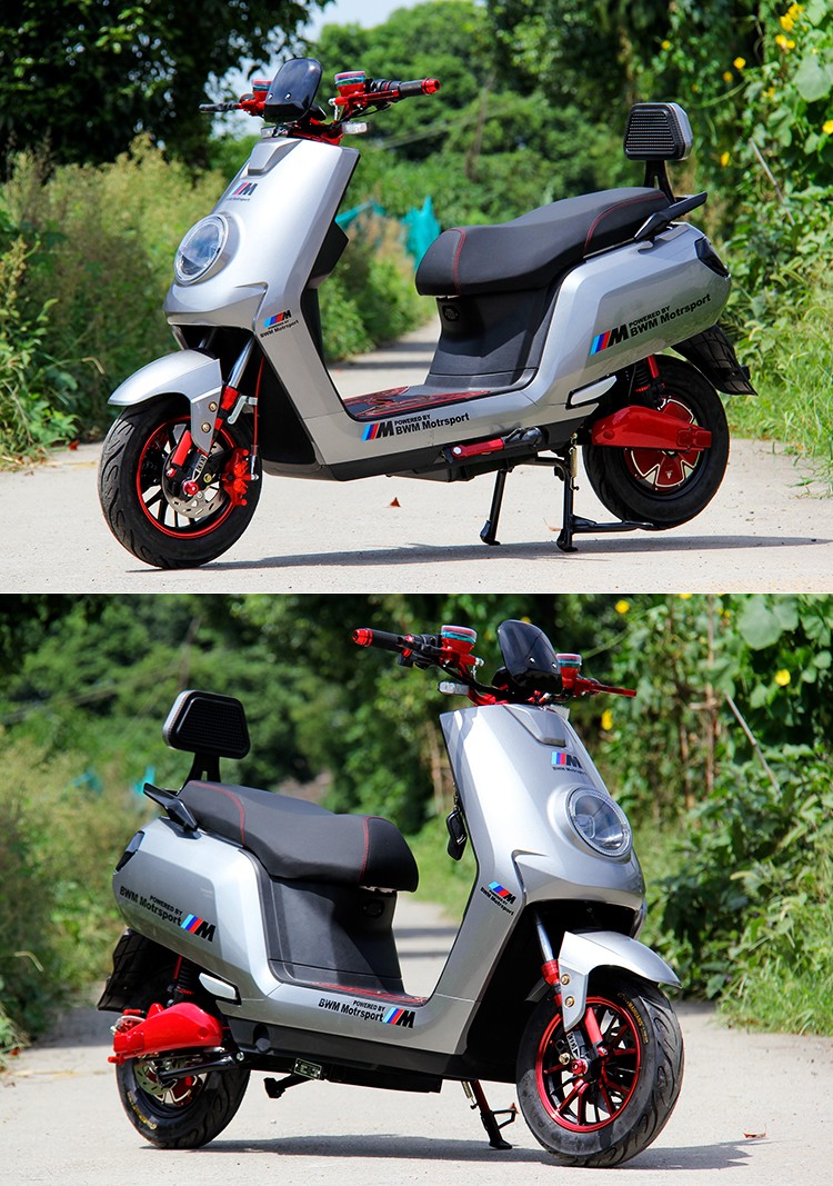 新款电动车摩托车成人男女代步车电动轻便摩托车72v长跑王成人踏板