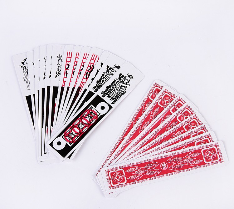 扑克牌强哥胡老大四川南通长牌家用纸麻将牌宾王便携纸牌整箱100副