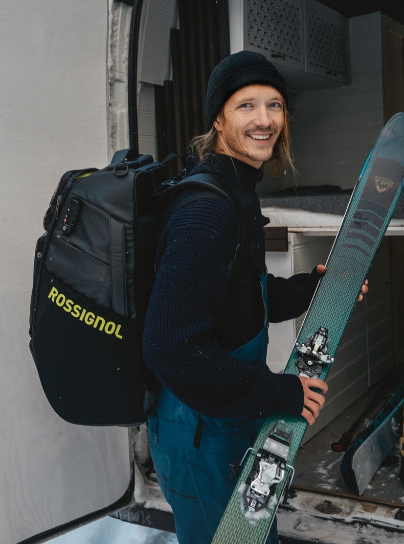 金鸡滑雪包blackbriar黑荆棘联名款双肩背包滑雪装备包 黑色 65x45cm