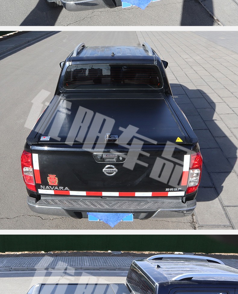 纳瓦拉皮卡后盖郑州日产锐骐6改装件装饰专用电动后箱盖卷帘盖子锐骐6