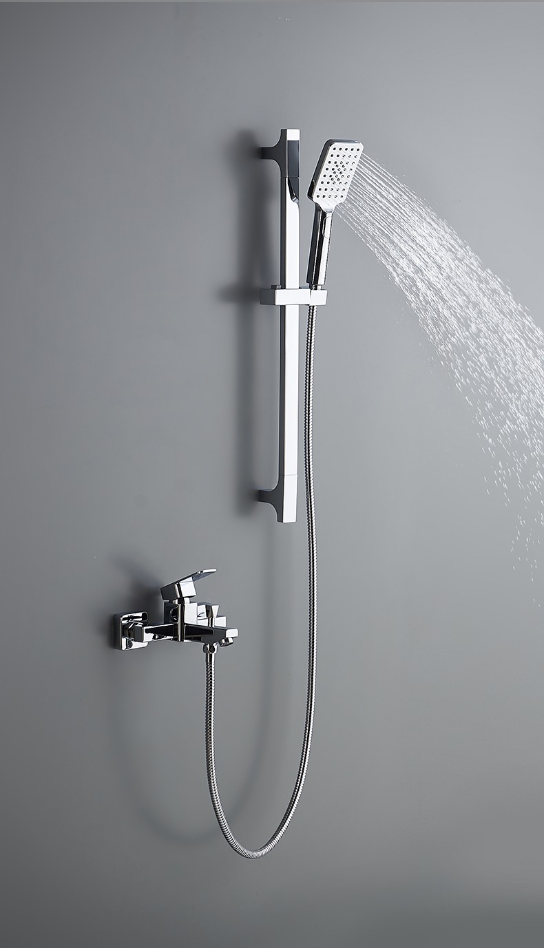 佑恩卫浴浴淋浴花洒龙头套装沐浴花洒龙头沐浴室厕所沐浴器卫生间黑色