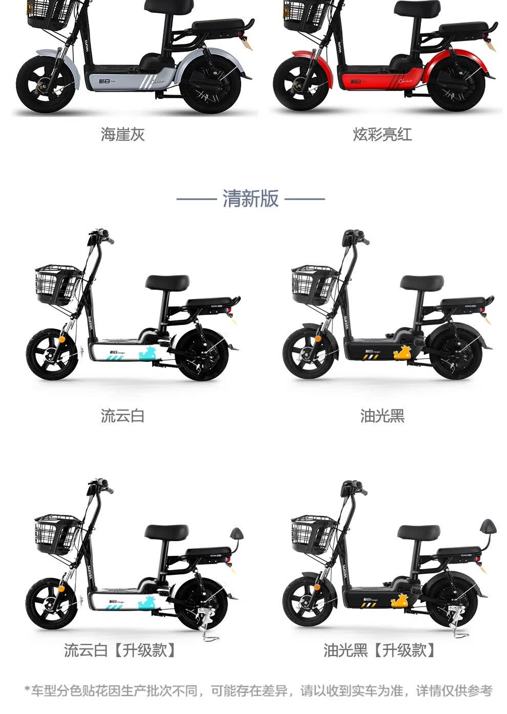 新日(sunra)电动车成人电瓶车新国标电动自行车小型家用代步车 小果酱