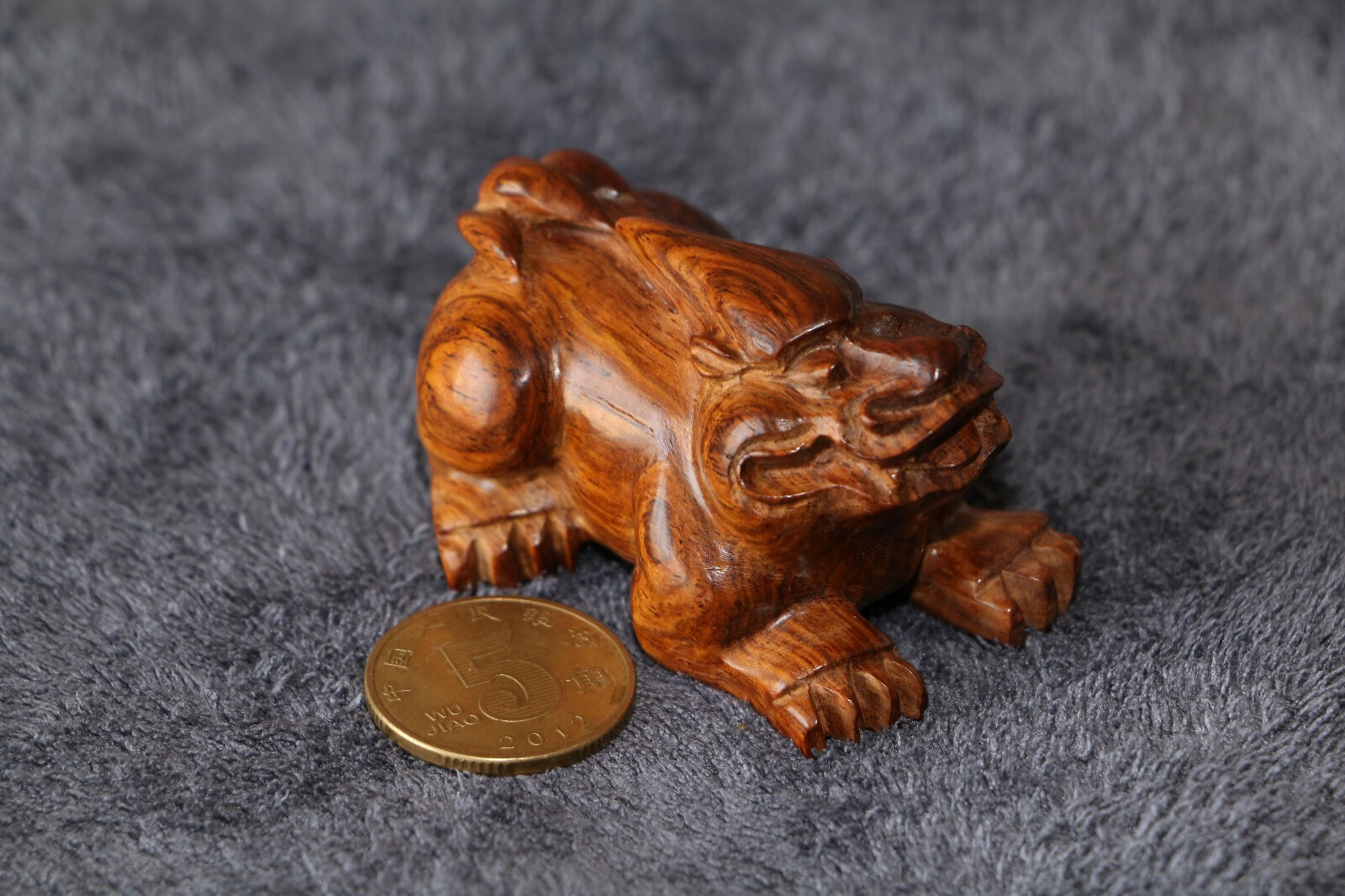 海南黄花梨雕刻 海黄貔貅手把件 499元