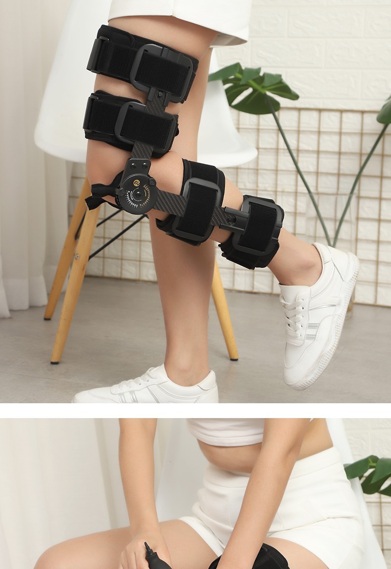 欧情思医用膝关节固定支具支架护具可调节半月板损伤护膝下肢膝盖髌骨