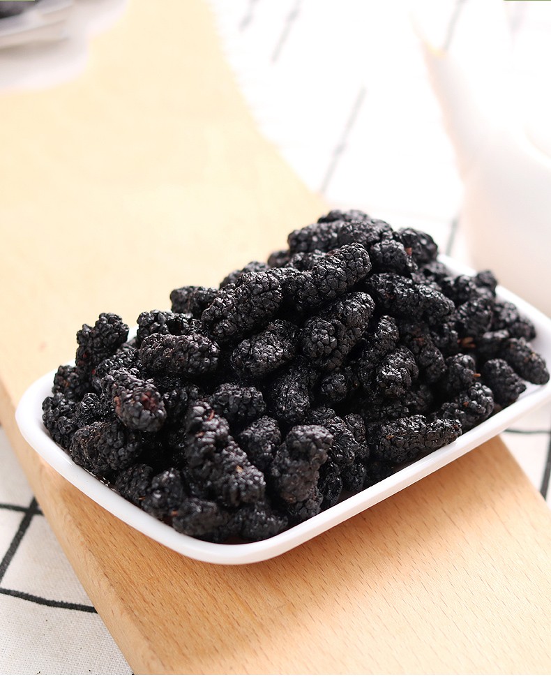 麦乳贝桑椹干 特级新鲜桑葚干黑桑椹泡水1000g新疆桑椹子黑果干 实惠