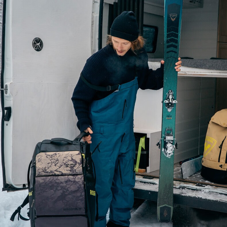 金鸡滑雪包blackbriar黑荆棘联名款双肩背包滑雪装备包 黑色 65x45cm