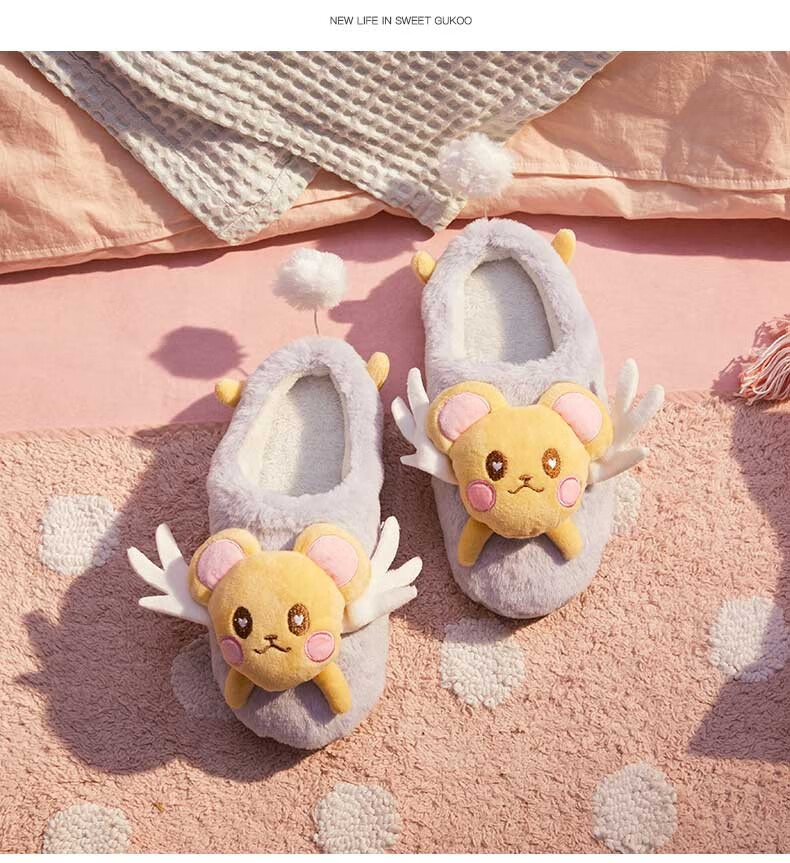 gukoo果壳女拖鞋女室内拖鞋家用居家拖鞋防滑拖鞋家居拖鞋少女心彩虹