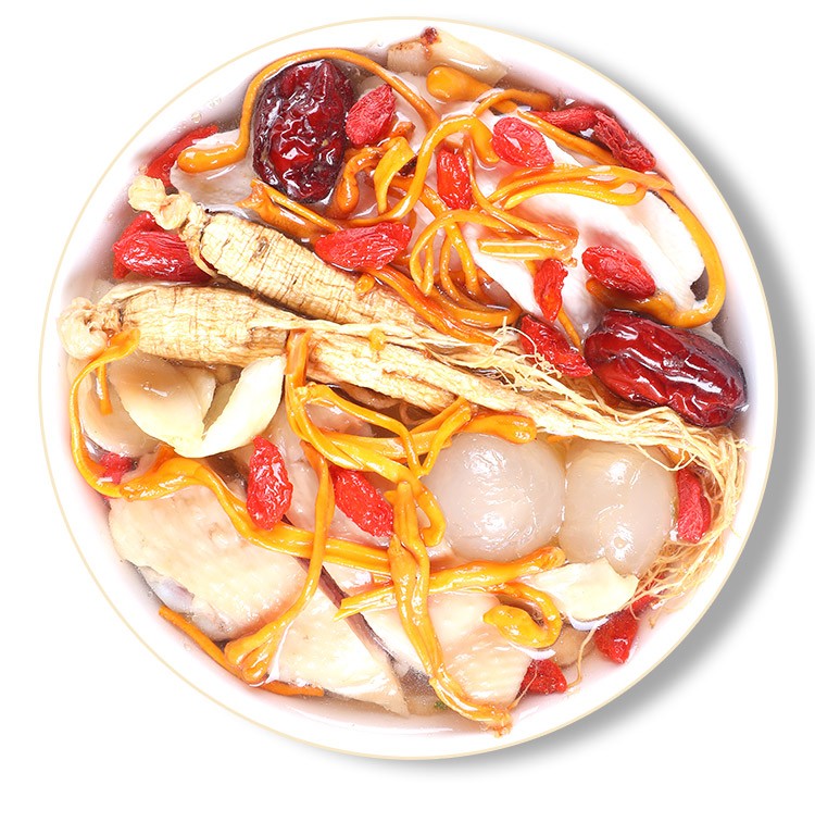 有理堂广式汤料蛹虫草桂圆人参汤味美健康营养汤料汤料包小包料 蛹