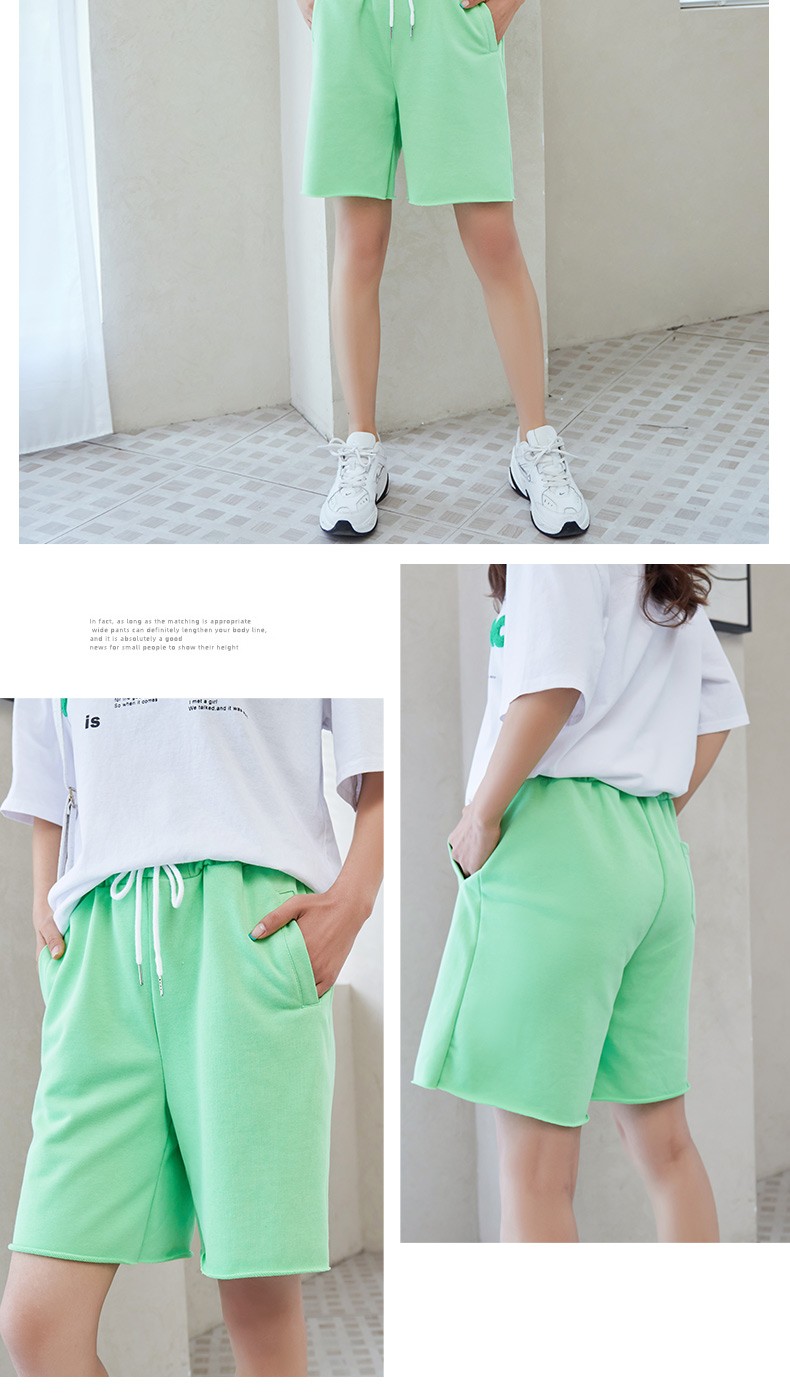 LangSha Women's Wide-Leg Sports Shorts, Lightweight Summer Pants, Loose-Fitting Knee-Length Shorts, High-Waisted Casual Running Shorts for Outdoor Wear 17