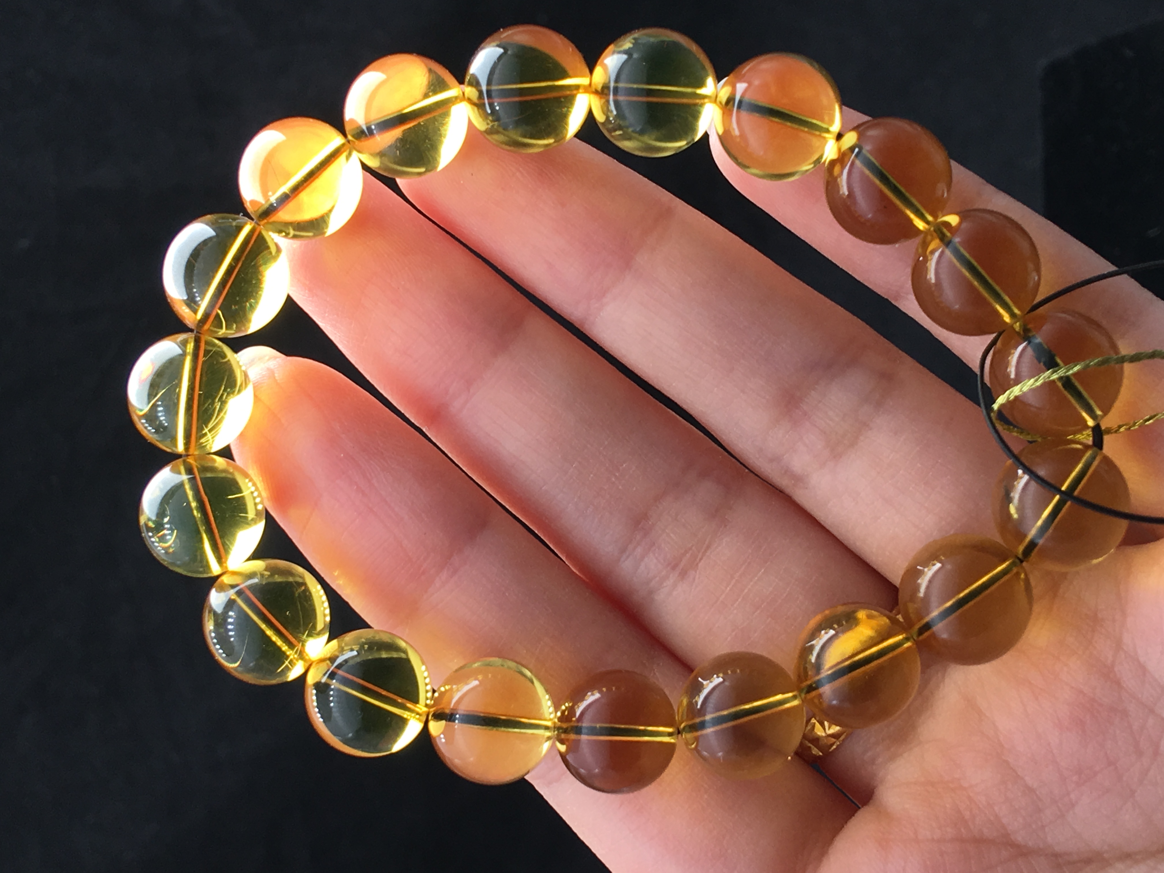 亏本清仓 蓝珀琥珀手串 克重11.2 男女饰品礼物