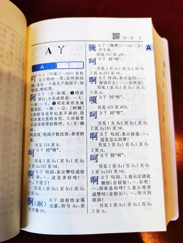 新华字典内页图片
