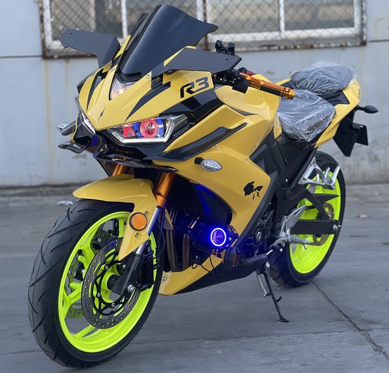 车跑车皮卡丘黑武士400双缸机车地平线公路赛趴赛改装可上牌抖音同款