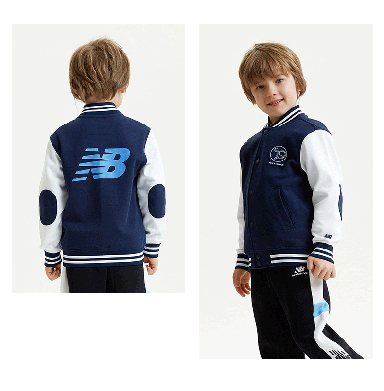 newbalancekidsnb童装中大童外套儿童棒球服宝宝春装潮4dc120137qc1a
