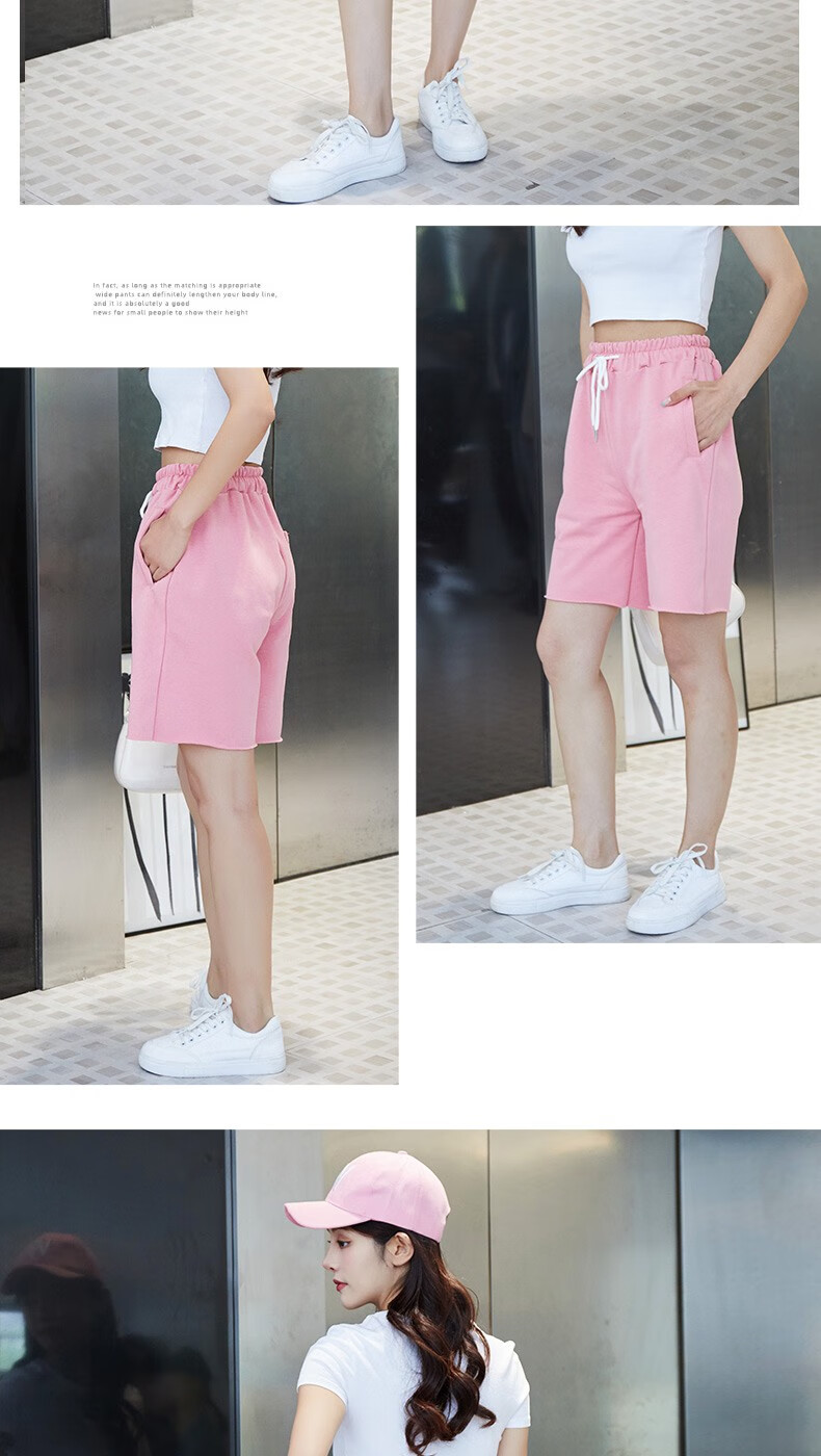 LangSha Women's Wide-Leg Sports Shorts, Lightweight Summer Pants, Loose-Fitting Knee-Length Shorts, High-Waisted Casual Running Shorts for Outdoor Wear 13