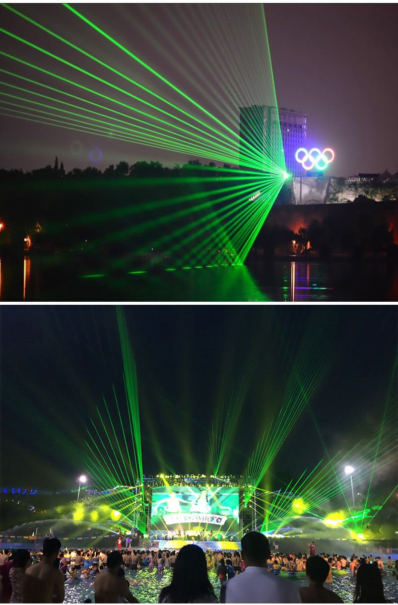 单头摇头户外地标激光灯10w彩色【图片 价格