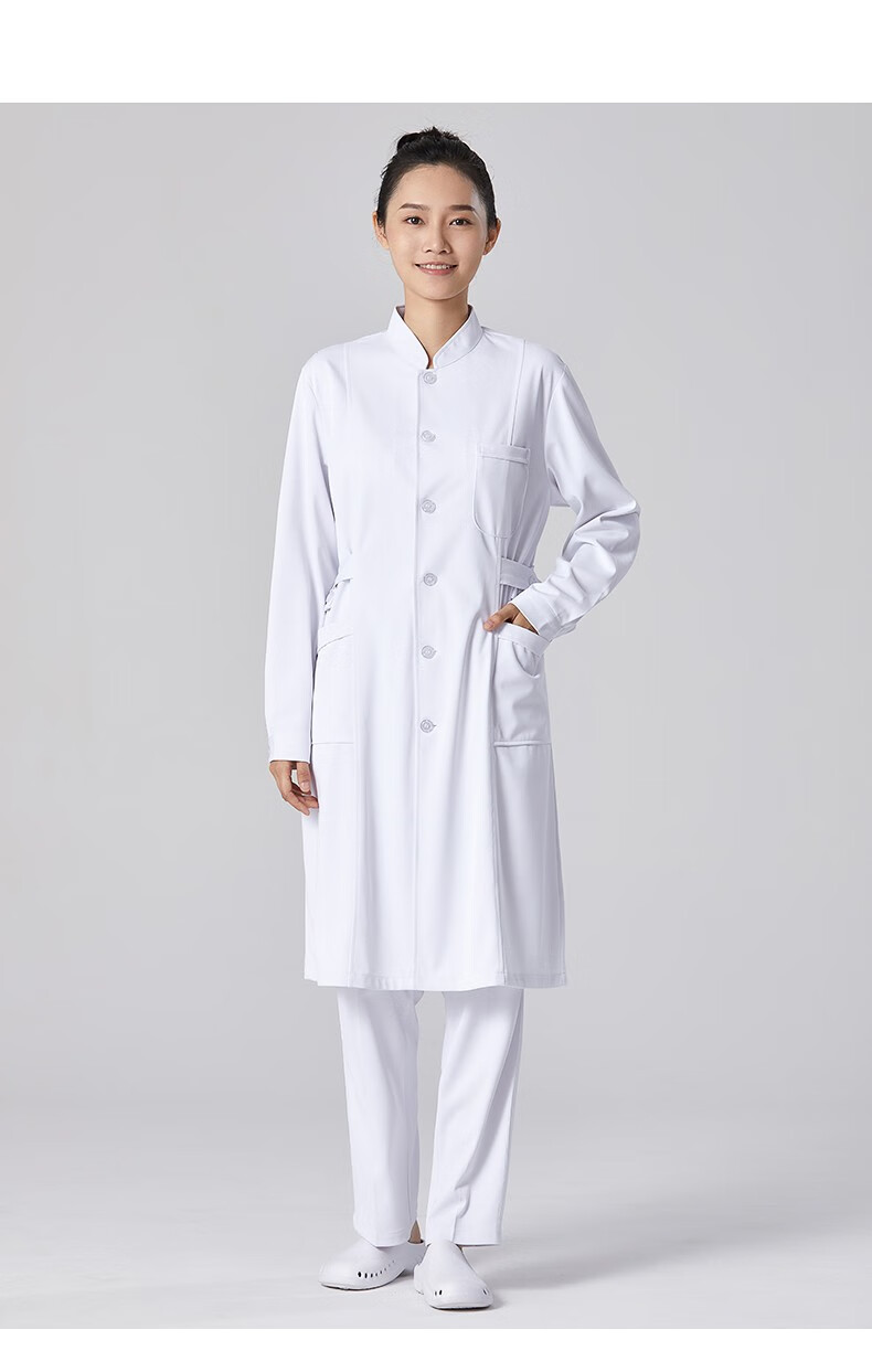 缔鲸dijing医生服男女长短袖立领白大褂口腔医院牙科诊所医护工作服印