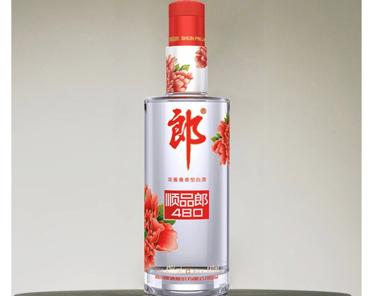 郎酒顺品郎红顺480ml兼香型白酒42度12瓶装