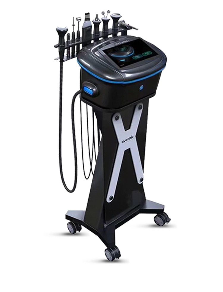 新款六代黑色综合皮肤管理美容仪器导入导出美容院专用注氧仪乐京黑色