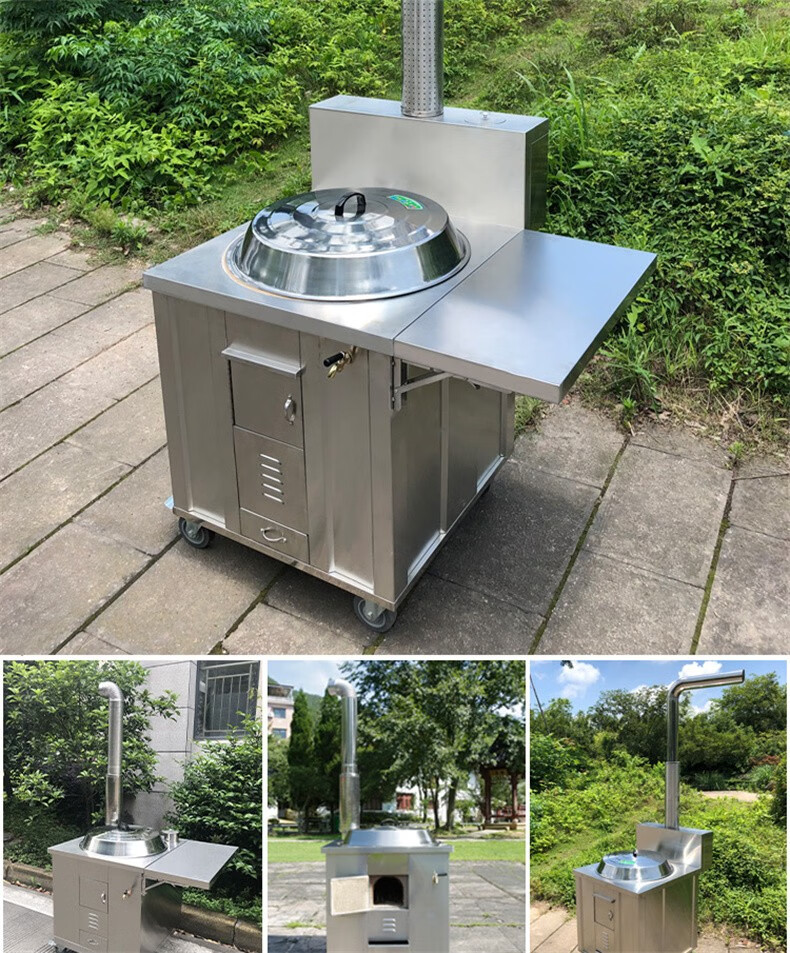 杰亚森 不锈钢柴火灶烧木柴灶省柴炉农村家用土灶节能无烟灶台猛火