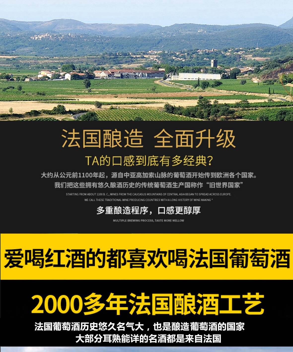 法国原瓶进口干红葡萄酒西合迈珍酿干红750ml