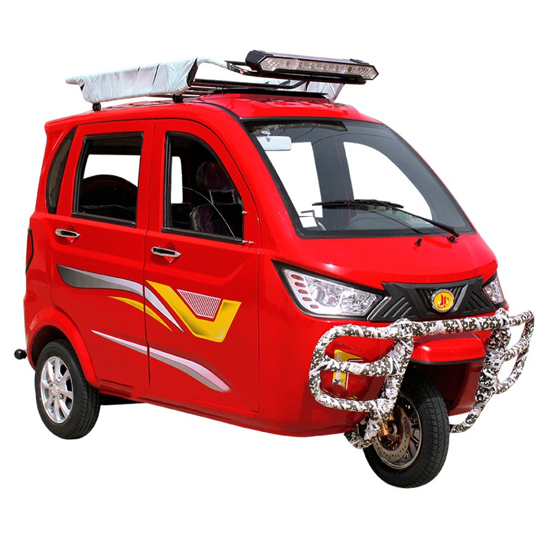 燃汽油全封闭三轮摩托车可上牌全棚三轮车代步助残 200发动机手动离合