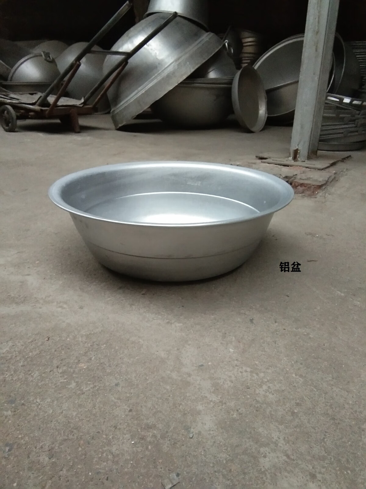 柚狮 洗衣洗澡大铝盆手工纯铝铸造特大加厚铝盆胡辣汤锅防爆接油大盆
