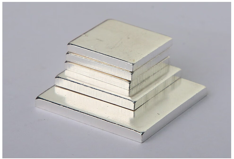 银典工坊足银料9999白银原料diy块条银圆片投资银条板9999足银圆片重