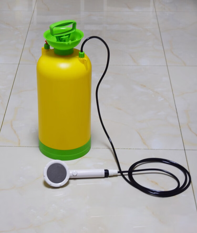 法耐洗澡神器手动简易淋浴器自吸便携式可移动学生宿舍家用户外农村手