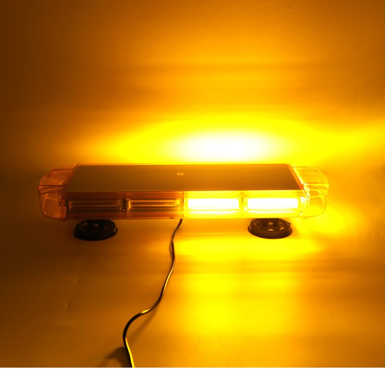 高亮进口led吸顶爆闪灯救援车12v24v工程黄色警灯拖车载警示灯强磁