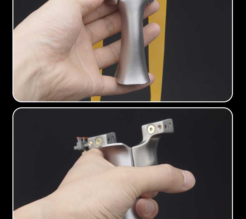 澳德森弹弓高精准升级加强款钛合金户外成人竞技专用弹弓快压加厚大力