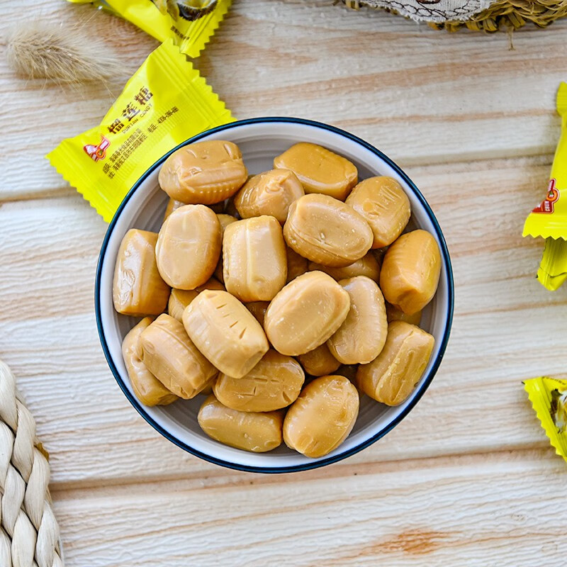 【优选好品】海南榴莲糖榴莲味 榴莲糖500g(约80颗)休闲食品果味糖果