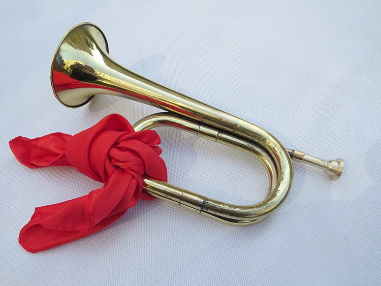 冲锋号铜小号集结号短军号乐器道具军号手套方巾