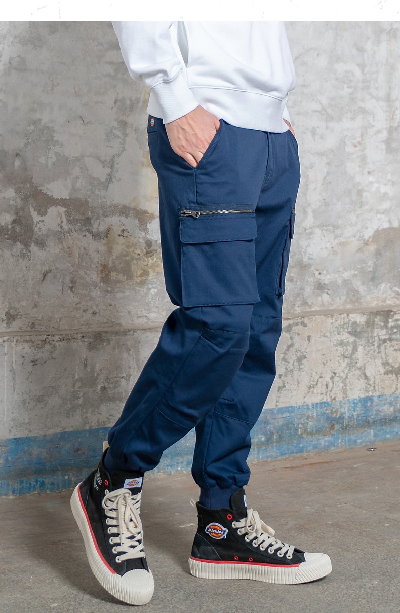 dickies工装裤 多袋脚口罗纹收口休闲裤 工装裤男dk008773 卡其色 030