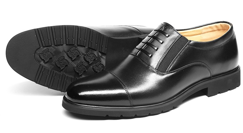 3515强人正装鞋三接头皮鞋男商务休闲头层牛皮套脚款男鞋ch1540