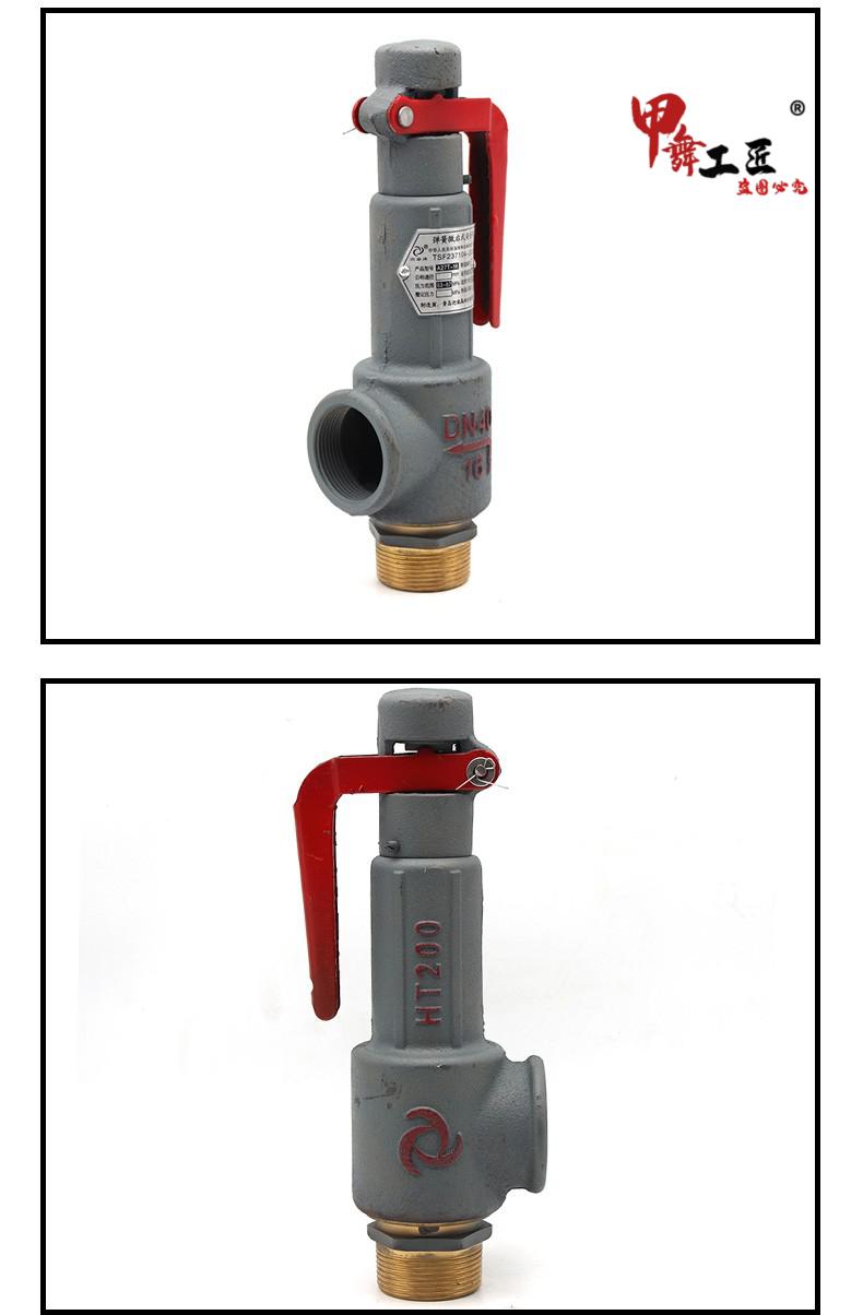a27t16弹簧式安全阀a27w10t16t锅炉定压设备dn10202532dn250710