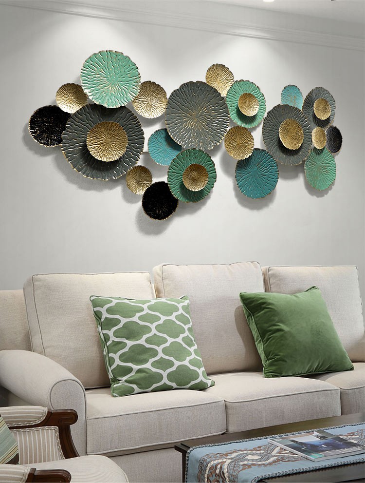 壁蝶洛芙 田园轻奢手工立体壁挂墙饰墙挂沙发客厅背景墙墙面装饰饰品