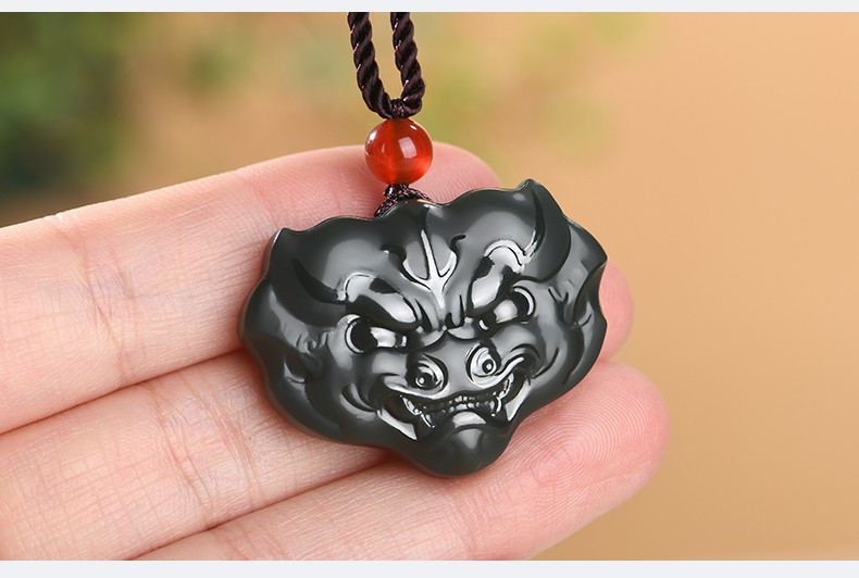 母亲节礼物景曦新疆和田玉兽头貔貅玉吊坠男女士款玉坠玉石玉牌玉佩玉